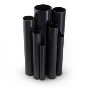 UPVC Pipes Outside Diameter 140.0 mm Thickness 2.6 mm Black