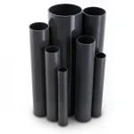 مواسير UPVC مقاس 5 إنش قطر خارجي 140.4 مم سمك 3.1 مم لون أسود