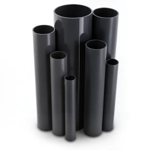 UPVC Pipes 5 Inch Outside Diameter 140.4 mm Thickness 3.1 mm Black