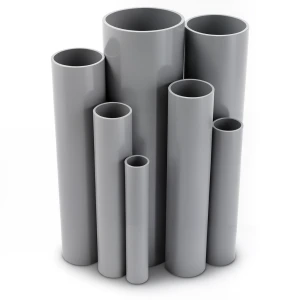 UPVC Pipes Outside Diameter 168.0 mm Thickness 3.1 mm Gray