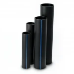 مواسير HDPE الجودة   SDR 33  قطر خارجي 200 مم سمك 6.2 مم لون اسود