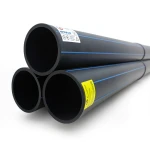 أنابيب HDPE PE 80 ضغط اسمي 10 بار قطر خارجي 500 مم سمك 36.8 مم لون أسود | نيبروبلاست