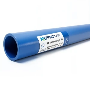 HDPE Pipes PE 80 Nominal Pressure 10 Bar Outside Diameter 140 mm Thickness 10.3 mm Blue | NEPROPLAST