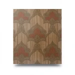 Italian Wallpaper 10m x 0.53m Brown Color, Model 6232