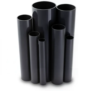 مواسير UPVC مقاس 5 إنش قطر خارجي 140.4 مم سمك 3.1 مم لون أسود