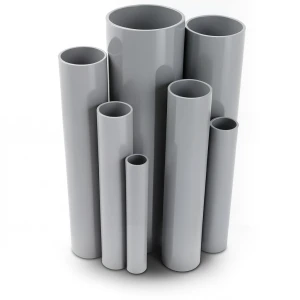 UPVC Pipes Nominal Pressure 15 Bar Outside Diameter 168.5 mm Thickness 12.5 mm Gray