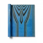 Italian Wallpaper Blue Color Patterned Design, Size 10mx0.70m, Model rc16003