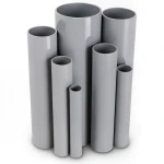 UPVC Pipes 168.5 mm Outside Diameter 3.7 mm Thickness Gray