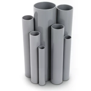 UPVC Pipes 8 Inch Outside Diameter 218.8 mm Thickness 3.1 mm Gray