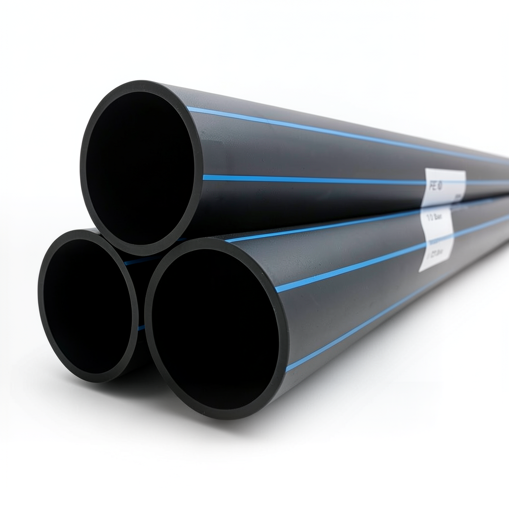 HDPE Pipes PE 80 Nominal Pressure 10 Bar Outside Diameter 500 mm Thickness 36.8 mm Black | NEPROPLAST