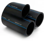 مواسير HDPE السعودي PE 80 ضغط 8 بار قطر خارجي 250 مم سمك 14.8 مم لون اسود
