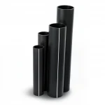 مواسير HDPE الجودة  ضغط 16 بار قطر خارجي 160 مم سمك 21.9 مم لون اسود