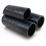 مواسير HDPE السعودي PE 80 ضغط 8 بار قطر خارجي 280 مم سمك 16.6 مم لون اسود