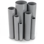 UPVC Pipes Nominal Pressure 6/20 Outside Diameter 50 mm Thickness 1.8 mm Gray