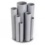 UPVC Pipes Nominal Pressure 6/20 Bar Size 63 mm Overlap Depth 65 mm Thickness 1.9 mm Gray