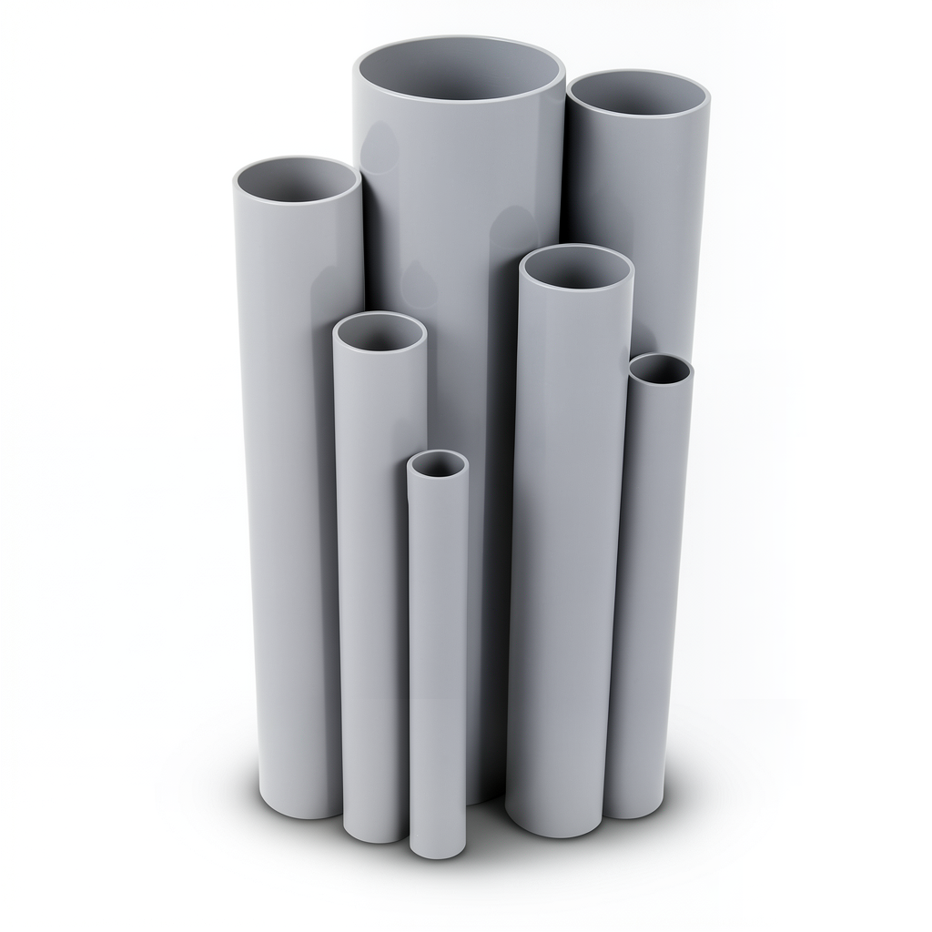 UPVC Pipes Nominal Pressure 6/20 Outside Diameter 75 mm Thickness 2.2 mm Gray