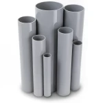 UPVC Pipes Pressure 6/20 Outside Diameter 140 mm Thickness 4.1 mm Gray