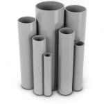 UPVC Pipes Nominal Pressure 6/20 Outside Diameter 160 mm Thickness 4.7 mm Gray