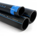 مواسير HDPE السعودي  PE 80 ضغط 8 بار قطر خارجي 225 مم سمك 13.4 مم لون اسود