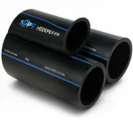 SPS HDPE Pipes  PE 80 Pressure 8 Bar Outside Diameter 250 mm Thickness 14.8 mm Color Black