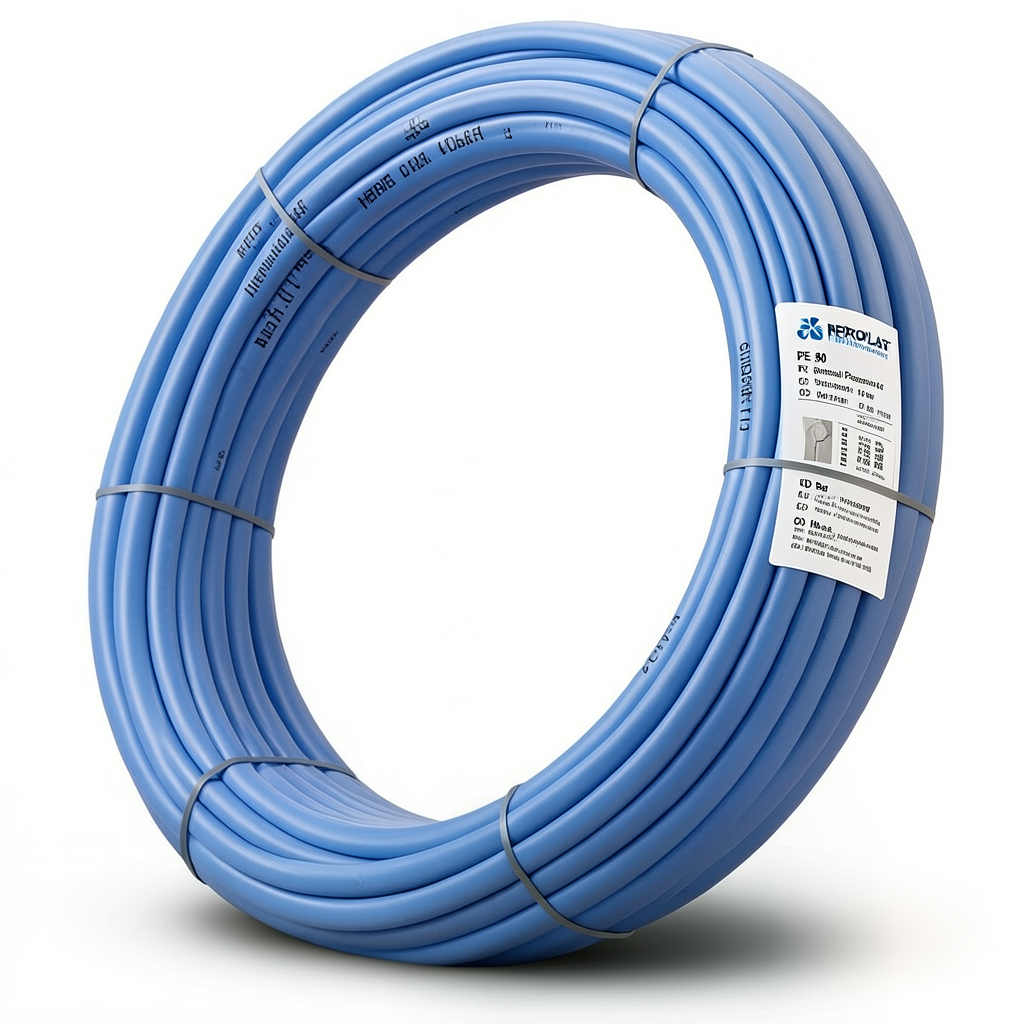 HDPE Pipes PE 80 Nominal Pressure 10 Bar Outside Diameter 63 mm Thickness 4.7 mm Blue | NEPROPLAST