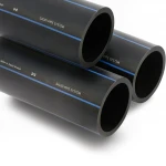 مواسير HDPE السعودي  PE 80 ضغط 12.5 بار قطر خارجي 250 مم سمك 22.7 مم لون اسود