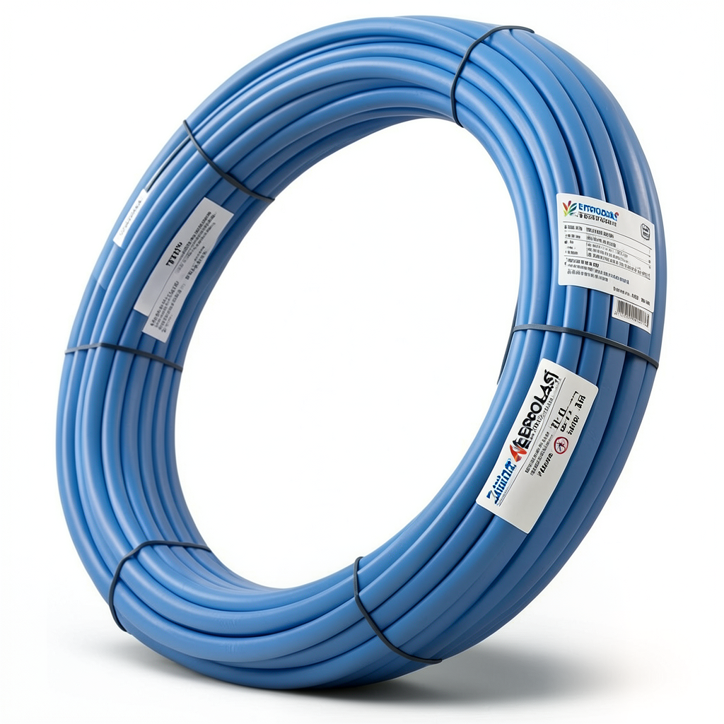 HDPE Pipes PE 80 Nominal Pressure 10 Bar Outside Diameter 110 mm Thickness 8.1 mm Blue | NEPROPLAST