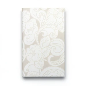 Italian Wall Covering 10m x 0.73m Pale Beige Floral Design