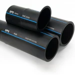 مواسير HDPE السعودي PE 80 ضغط 5 بار قطر خارجي 450 مم سمك 17.2 مم لون اسود