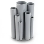 UPVC Pipes Nominal Pressure 6/20 Outside Diameter 125 mm Thickness 3.7 mm Gray