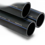 مواسير HDPE السعودي PE 80 ضغط 8 بار قطر خارجي 315 مم سمك 18.7 مم لون اسود