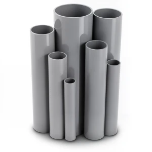 UPVC Pipes Nominal Pressure 6/20 Outside Diameter 200 mm Thickness 5.9 mm Gray