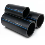 أنابيب HDPE السعودي  PE 80 ضغط 5 بار قطر خارجي 355 مم سمك 13.6 مم لون اسود