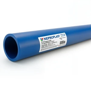 مواسير HDPE PE 80 ضغط 6 بار قطر خارجي 140 مم سمك 6.4 مم لون ازرق | نيبروبلاست