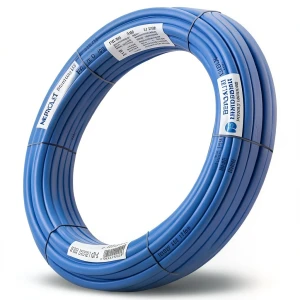 أنابيب HDPE PE 80 ضغط 10 بار قطر خارجي 110 مم سمك 8.1 مم لون أزرق | نيبروبلاست