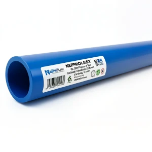 مواسير HDPE PE 80 ضغط 6 بار قطر خارجي 280 مم سمك 12.8 مم أزرق | نيبروبلاست