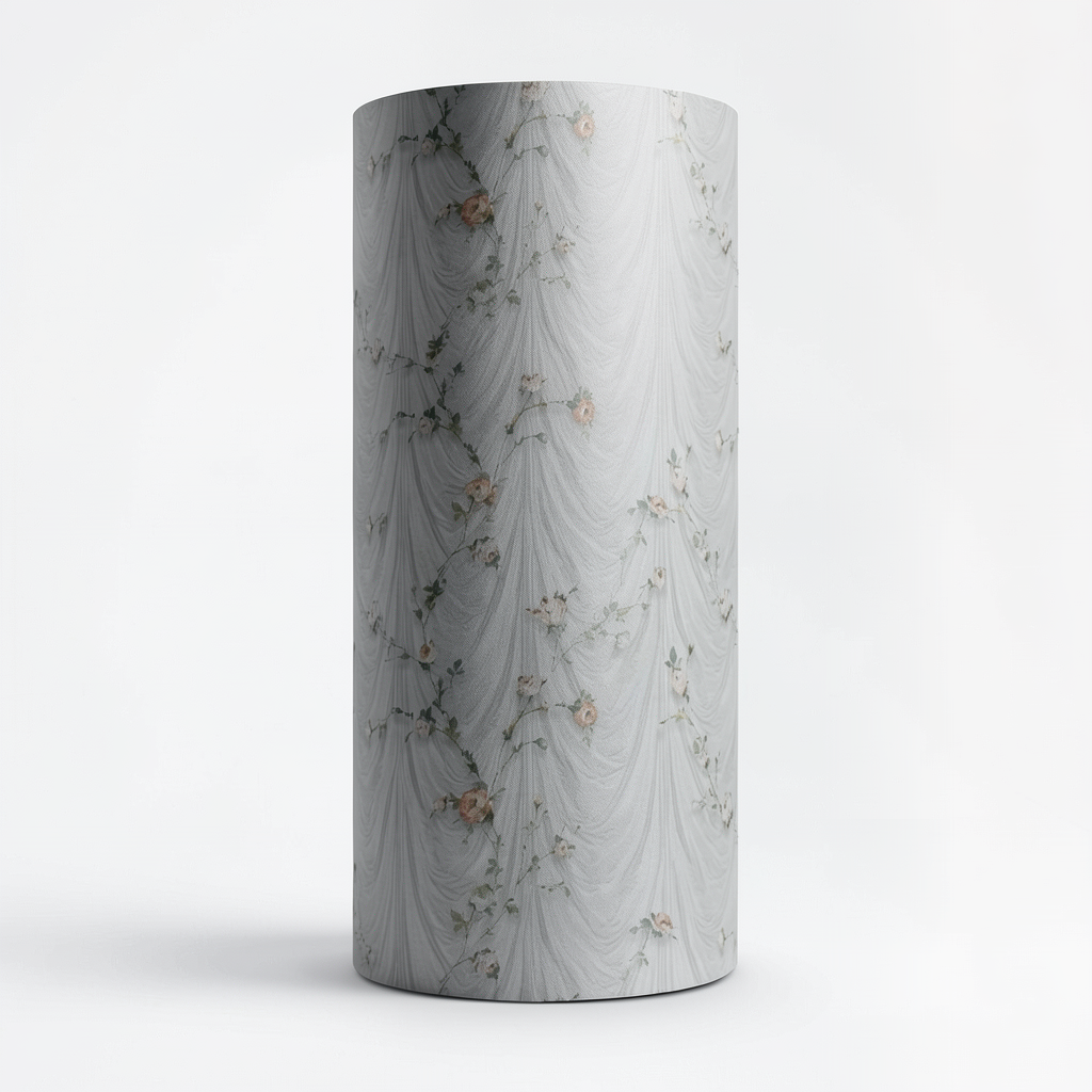 Italian Wallpaper 10m x 0.73m Gray, Model 4237