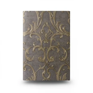 Italian Wallpaper Classic Design 10mx0.70m Dark Beige Color