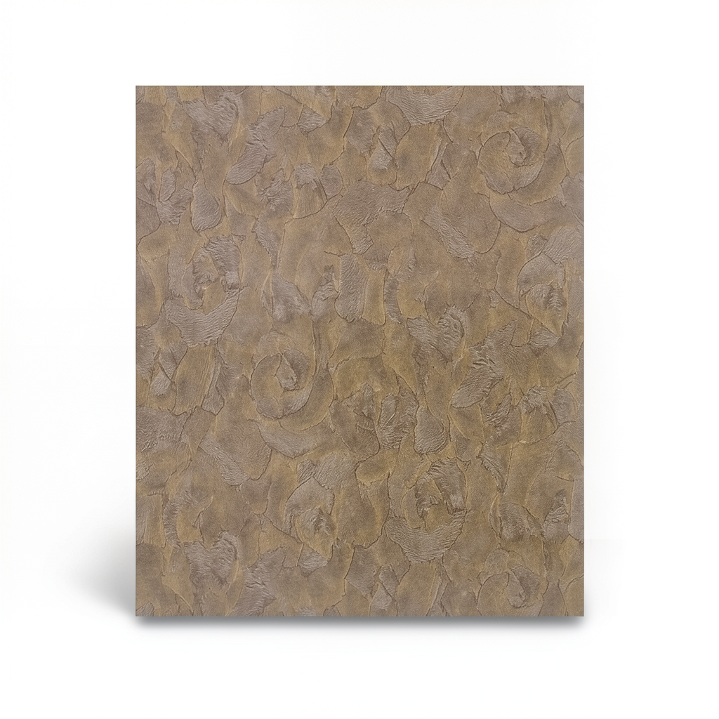 Italian Wallpaper Patterned Design Brown Color, Size 10mx0.70m, Model 14098