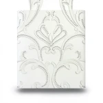 ورق جدران ايطالي تصميم كلاسيك 10 م×0.70 م لون اوف وايت