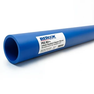 مواسير HDPE PE 80 ضغط 6 بار قطر خارجي 180 مم سمك 8.2 مم لون أزرق | نيبروبلاست