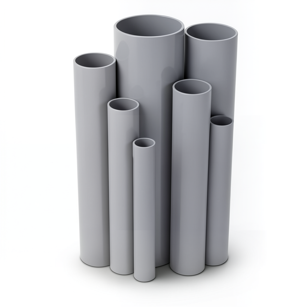 UPVC Pipes Nominal Pressure 10/20 Outside Diameter 110 mm Thickness 5.3 mm Gray