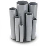 UPVC Pipes Nominal Pressure 10/20 Outside Diameter 125 mm Thickness 6.0 mm Gray