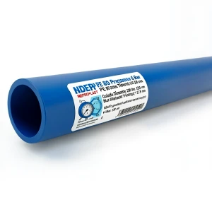 HDPE Pipes PE 80 Pressure 6 Bar Outside Diameter 280 mm Thickness 12.8 mm Blue | NEPROPLAST