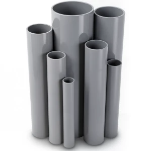 UPVC Pipes Nominal Pressure 10/20 Outside Diameter 50 mm Thickness 2.4 mm Gray
