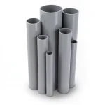 UPVC Pipes Nominal Pressure 10/20 Outside Diameter 225 mm Thickness 10.8 mm Gray