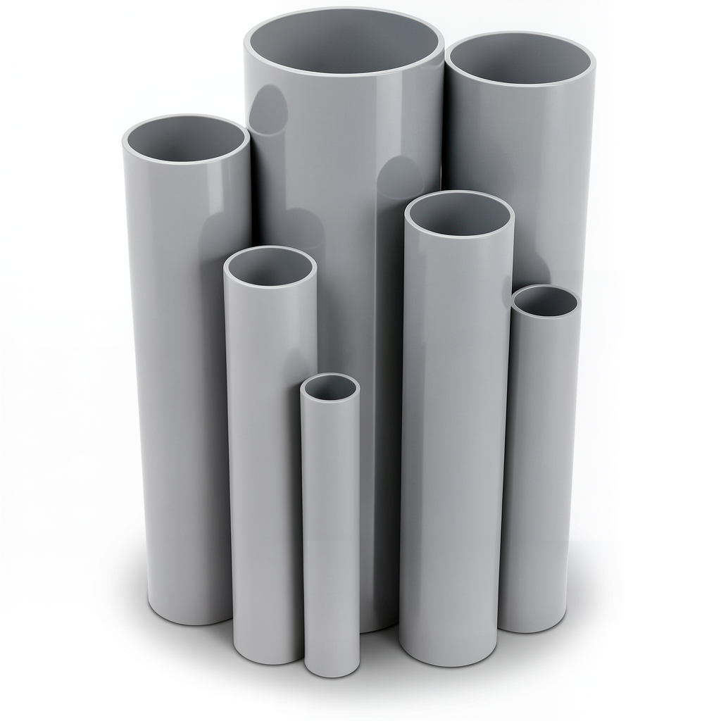 UPVC Pipes Nominal Pressure 10/20 Outside Diameter 280 mm Thickness 13.4 mm Gray