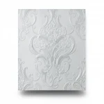 Italian wall covering, size 10m x 1.06m, light grey color, model 83420