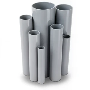 UPVC Pipes Nominal Pressure 10/20 Outside Diameter 160 mm Thickness 7.7 mm Gray