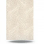 Wavy wallpaper, beige color, length 10 m, width 0.53 m, model 10146-02